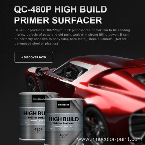 Automotive Paint Refinish High Performance 2K Primer Surface